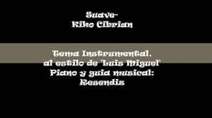 Partitura en bass acoustic guitar oboe drums piano and. Suave Luis Miguel O Castro K Cibrian Score Partitura Secuencia Synthesia Tutorial Youtube