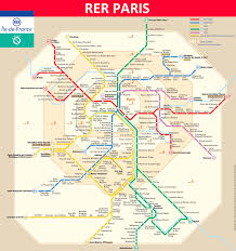Image Result For Paris Rer Map Paris Map Paris Metro Map Train Map