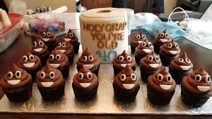 Toilet Paper Cake 3 Layer 6 Choc Cake With Vanilla Buttercream And Fondant Emoji Cupcakes Are Chocolate Wi 40th Birthday Cakes Baking Project Cupcake Cakes
