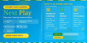 Future Tech Leaders: Next Play — Sports & Tech...
