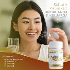 HWI MegaflaK2 Omega Mega Flak K2 DHA EPA Vitamin E K2 Zinc Suplemen Nutrisi  Otak Vitamin K2 Untuk Kesehatan Tulang Mencegah Masalah Pembuluh Darah  Herbal Untuk Kesehatan Jantung