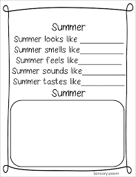 Summer Poetry Worksheet Printable Worksheets And Activities For Teachers Parents Tutors And Homeschool Families