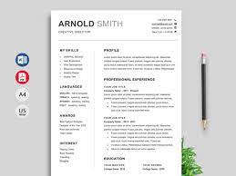 If you apply for the position of graphic designer, it's no big deal for you to download a visually appealing resume template in photoshop or illustrator, add your content, and send it to recruiters. Pin On Beautiful Professional Template