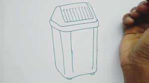 62 10 daur ulang karakter. Cara Menggambar Kotak Sampah Sederhana Yang Mudah Tapi Bagus Youtube