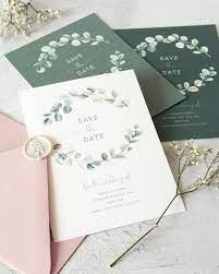 Eucalyptus Wedding Save The Date Template Greenery Wedding Etsy Wedding Saving Wedding Save The Dates Wedding Announcements