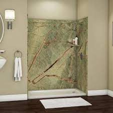 Alcove shower wall surrounds (507). Green Alcove Shower Walls Surrounds Shower Walls Surrounds The Home Depot