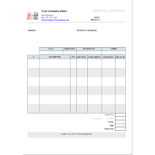 Rental Invoice Template 1 10 Free Download Freewarefiles Com Business Organize Category