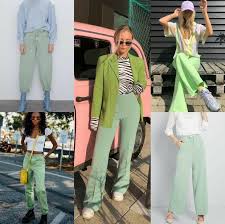 Padu padan gamis warna hijau dengan jilbab warna apa? Jadi Tren Warna 2021 Versi Pantone Ini Referensi Fashion Look Dengan Warna Hijau Mint Yang Segar