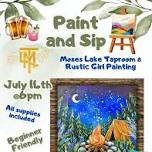 Summer adventures Sip and Paint