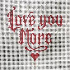 Express yourself with needle, thread and one of our custom, downloadable patterns. Image Result For Cross Stitch Pattern Free For I Love You More Cross Stitch Cross Stitch Fonts Cross Stitch Patterns Free