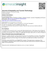 If you are looking for opportunities in the hotel industry, post your ad for free. Pdf Progress On Airbnb A Literature Review