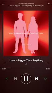 U2 Love Is Bigger Than Anything In Its Way 