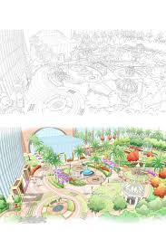 Pin Di Landscape Design Illustrations And Perspectives
