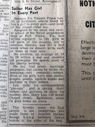 A Healthy Mind Does Not Speak Ill Of Others May 2 1944 Published In A Local Paper Found While Researching Articles For Remember When Thought Of My Past Best Fr Local Paper Happy Memories Reminder