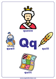 English Alphabet Poster To Learn Letter Q In 2020 Letter Q Worksheets Learning Letters Alphabet Poster