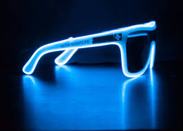 Light Up Sunglasses Glow In The Dark Light Up Rave Wear Etsy