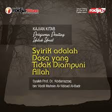Benarkah dosa zina tidak diampuni selama 40 tahun buya yahya menjawab. Syirik Adalah Dosa Yang Tidak Diampuni Allah Radio Rodja 756 Am