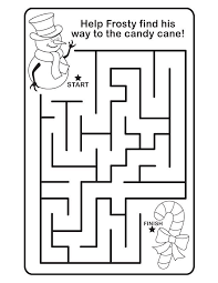 Discuss why they think they are bad. Easy Christmas Maze For Preschoolers Christmas Maze Christmas Coloring Pages Preschool Christmas