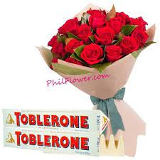 Send flower to philippines flowers are more than a gift, they are a symbol of love, affection and much more. Send 12 Red Roses With Toblerone To Philippines Red Roses Toblerone Rose