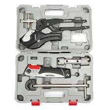 Ratcheting pipe threader set, 10 pc. Husky Plumbers Tool Set With Carrying Case 7 Piece 17pl1001 The Home Depot
