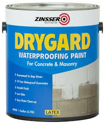 Zinsser Drygard Waterproofing Paint For Concrete And Masonry 1 Gal At Menards Painting Concrete Concrete Masonry