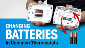 Follow these steps on how to change the battery in honeywell thermostat based on their compartment design. How To Replace Thermostat Batteries Youtube