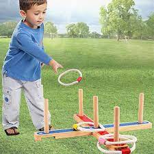 Maybe you would like to learn more about one of these? Kids Toy Wooden Garden Indoor Outdoor Quoits Pegs Rope Hoopla Family Fun Game Sports Games For Kids Yard Games For Kids Outdoor Games For Kids