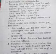 Suatu kebanggaan jika ibu dan bapak bisa hadir di dalam rapat ini, maaf jika ada kesalahan ungkapan kata yang kurang berkenan dihati ibu dan bapak. Kalimat Penutup Surat Undangan Tersebut Yangtepat Adalah A Atas Kehadiran Dan Doa Restu Brainly Co Id