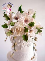 From the simplest cake with two or three tiers perfectly smooth with a few embellishments to the most elaborate with geometric shapes or original designs, these impressive. Homemade Gumpaste Recipe For Sugar Flowers Veena Azmanov