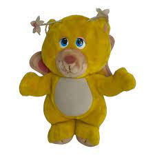 🥝 Vinatge 1984 Hasbro Softies Wuzzles Butterbear Yellow Bear Plush Soft  Toy 12