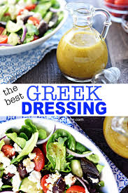 So Good Homemade Greek Dressing Salad Dressing Recipes Homemade Greek Salad Recipes Homemade Salads