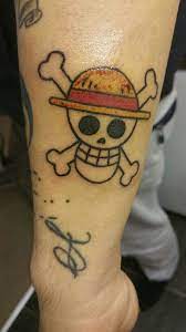Strawhat Pirates Tattoo One Piece Tattoos One Piece Tattoo Tattoos