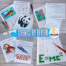 No Prep Chemistry Review Worksheets Chemistry Review Teaching Chemistry Chemistry