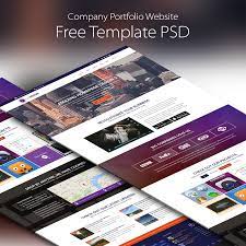 Download Company Portfolio Website Template Free Psd At Downloadfreepsd Com