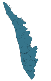 Explore the detailed map of kerala with all districts, cities and places. Github Geohacker Kerala Admin Boundary Shapefiles And Geojsons For Kerala Based On Datameet Org Maps