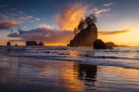 About six miles down that road, you can turn right and go north to rialto beach or turn left and go south to second beach. Photo Second Beach Washington Olympic Park Free Pictures On Fonwall