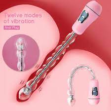 Anal Sex Toys for Women Men Couple Vibrating Butt Plug Beads Adult Toys  Massager | eBay