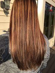 Copper Warm Brown And A Few Caramel Highlights To Start Off The New Year Right Perfect For Winter Brown Ombre Hair Color Hair Styles Hair