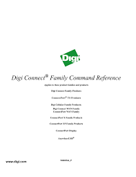 If playback doesn't begin shortly, . Command Reference Digi Connect Family Manualzz