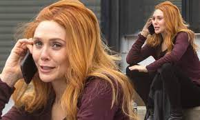 Find the latest about elizabeth olsen news, plus helpful articles, tips and tricks, and guides at so my eyes will be sort of red and a little bit swollen if i sleep with mascara on. Elizabeth Olsen Aka Scarlet Witch Lets Red Hair Down During Break On Set Of Wandavision In Atlanta Daily Mail Online