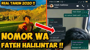 Check spelling or type a new query. Nomor Wa Fateh Halilintar Asli Tahun 2020 Youtube