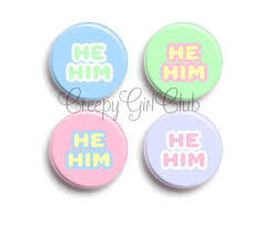 Choose Your Own Pastel Personal Pronoun Pin Pack He Him Etsy In 2020 Personal Pronouns Pastel Accessories Pastel