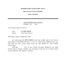 Dan didalamnya selalu memuat isi tentang pernyataan diri yang disaksikan oleh beberapa orang. Contoh Surat Pernyataan Orang Hilang Contoh Surat