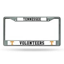 tennessee volunteers rico industries chrome license plate frame in 2020 license plate covers plate frames chrome frame tennessee volunteers rico industries