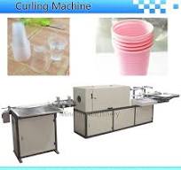 Automatic Plastic Cup Lip Curling Machine
