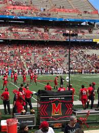 maryland stadium section 24 row j seat 29 maryland