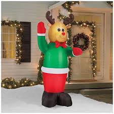 Compare click to add item enchanted forest® 12' inflatable christmas tree to the compare list. 8 Inflatable Reindeer Outdoor Holiday Decor Holiday Ornaments Holiday Decor