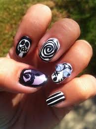 Jack Skellington Nails Halloween Nail Designs Nightmare Before Christmas Nails Halloween Nails