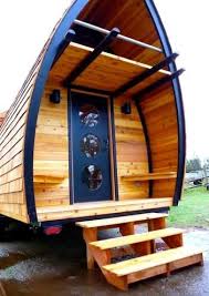 This custom shell awaits your specific plans. 10 Cool Tiny Houses On Wheels Houses Hgtv Frontdoor Tiny House Exterior Tiny House Tiny House Hunters