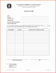 Résultat de recherche d'images pour "punch list template"